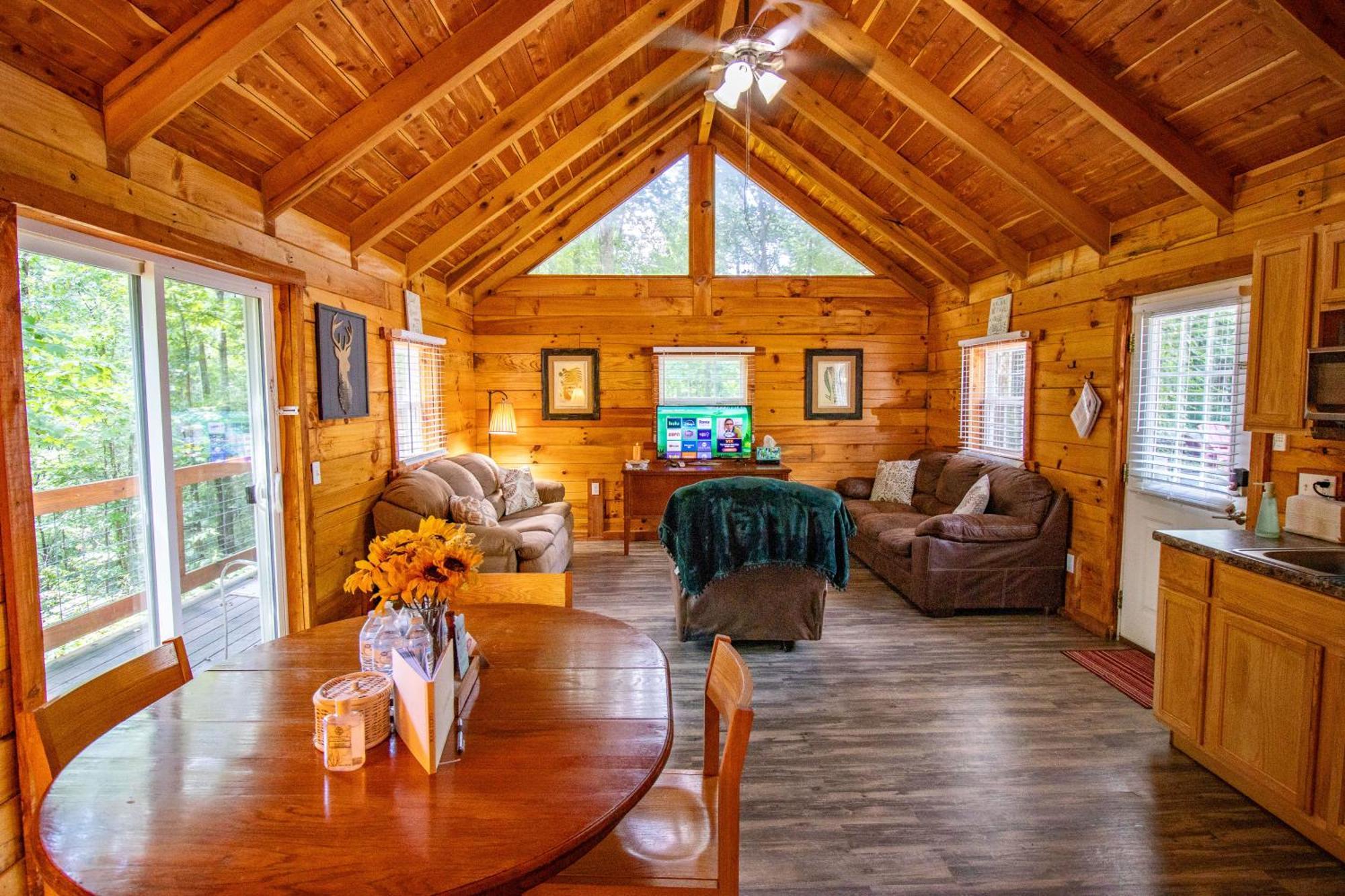 Kozy Haven Log Cabin Rentals Columbia Bagian luar foto